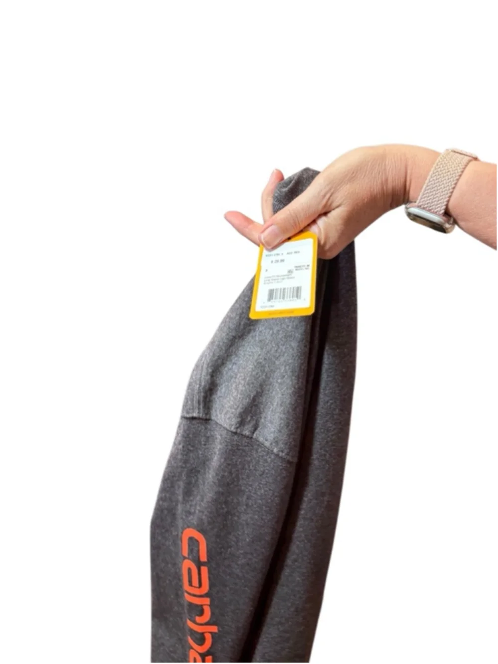 Men's Carhartt Long Sleeve T-Shirt Size s Gray